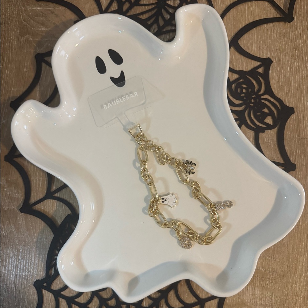 BaubleBar Gold Halloween Charm Wrislet